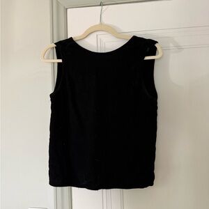 Elegant Black Sleeveless Tank Top
